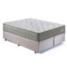 Base Box Baú King 193x203 Suede com Colchão New 4 Estações Molas Ensacadas - 2