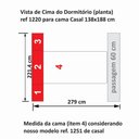 Ver imagem 5 de Dormitório de Casal sem Cama 1220s Branco