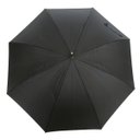 Ver imagem 2 de Guarda Chuva Clássico Grande Preto Fazzoletti Automático 104cm Longo Cabo de Madeira
