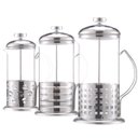 Ver imagem 1 de Cafeteira Prensa Francesa Gourmet em Vidro e Aço Inox 350ml Café Profissional Prata Alta Qualidade