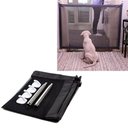 Ver imagem 5 de Kit 2 Telas Grade Porta Para Cachorro Pet Caes Bebe Gato Criança Casa Proteçao