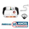 Cuba Aço Inox American Steel N 1 47x30x14 Com Válvula - 5