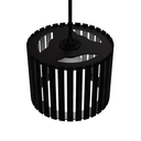 Ver imagem 3 de Luminária Pendente Tóquio Modelo Ripado -:Preta