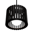 Ver imagem 2 de Luminária Pendente Tóquio Modelo Ripado -:Preta
