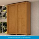 Ver imagem 6 de Guarda-Roupa Infantil 2 Portas de Correr 100% MDF 160cm Fantelli Espresso Móveis Marrom/Cinamomo/Off White