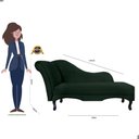 Ver imagem 5 de Divã Recamier Olivia Suede Lado Esquerdo