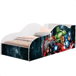 Cama Infantil Vingadores Heroi com Colchão - 3