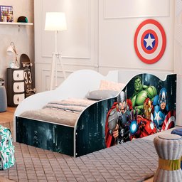 Cama Infantil Vingadores Heroi com Colchão - 2