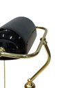 Ver imagem 6 de Abajur Banker Preto Fosco Luminária de Mesa Retro Luxo
