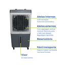Ver imagem 5 de Climatizador de Ar 60 Litros Ventilador Comercial Grande Ventisol