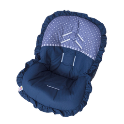 Capa bebê conforto Marinho - 1