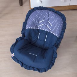 Capa bebê conforto Marinho - 2