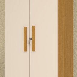 Armário Multiuso Acp Móveis Iris 2 Portas com Chave - 4