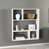 Estante para Livros Prateleira Nicho Parede Quarto Sala Branco - 3