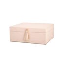 Ver imagem 1 de Caixa em Mdf e Pu Urano Creme G Mart