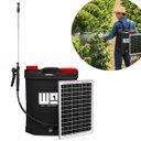 Ver imagem 1 de Pulverizador Costal 2x1 20 Litros Elétrico e Painel Solar Bateria 3 Bicos Way Iwpcps20020
