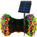 Ver imagem 3 de Pisca Luzes Leds Fio Solar Colorido 500 Lâmpadas Natal 50m