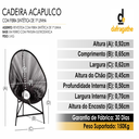 Ver imagem 2 de Cadeira Acapulco - Verde Oliva