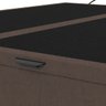 Base Cama Box Baú Casal Queen Size Veludo Marrom SkyBox - 5