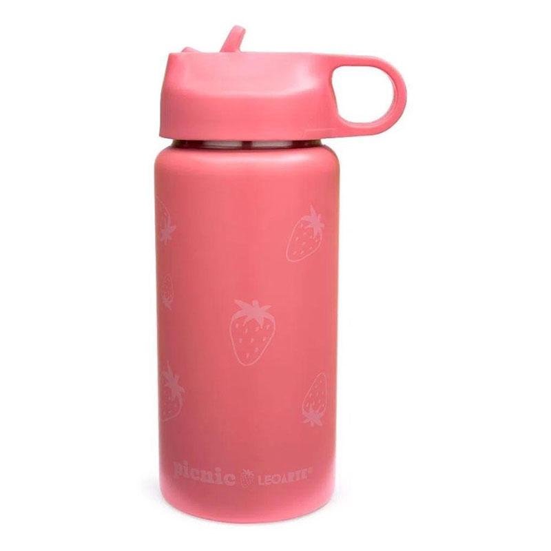 Garrafa de Água em Inox 500ml 97827 Rosa - Leoarte