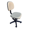 Cadeira de Escritório Secretária Curvada Anatômica, Base Giratória, Tecido Courvim Ccor Bege - 3