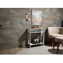 Ver imagem 2 de Aparador Mesinha, Mesa de Apoio, Mesa de Impressora Escritório, Mesa de Café. Cor: Branco