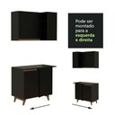 Ver imagem 3 de Armário De Cozinha Completa De Canto 402cm Preto 04 Preto