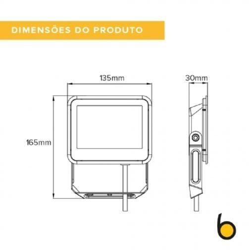 Refletor Led 20W 6500K Ip65 Bivolt 306516 Brilia - 4