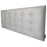 Cabeceira para Cama Box Botone Almofadada Suede Ama Bege Painel Durasi 15 90 x 60 RBL - 2