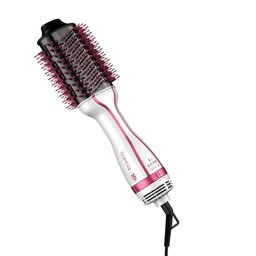 Escova Secadora Gama Glamour Pink Brush 3D 1200W Branco e Rosa 127V HDCBR0000000425 - 3