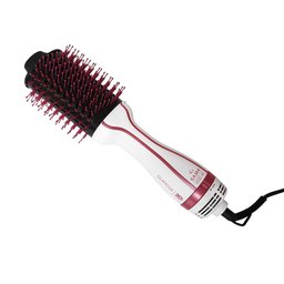 Escova Secadora Gama Glamour Pink Brush 3D 1200W Branco e Rosa 127V HDCBR0000000425 - 1