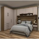 Ver imagem 1 de Guarda Roupa Modulado Casal Queen 1,58 M de Canto Paris Luciane M06:cinnamon