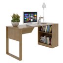 Ver imagem 7 de Escrivaninha Mesa Escritório 160cm Amêndoa