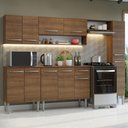 Ver imagem 1 de Armário de Cozinha Compacta 261 cm Rustic Emilly Madesa 09