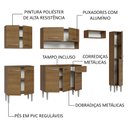 Ver imagem 5 de Armário de Cozinha Compacta 261 cm Rustic Emilly Madesa 09