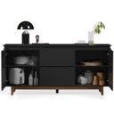 Ver imagem 5 de Buffet 2 Portas Flow Preto