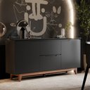 Ver imagem 2 de Buffet 2 Portas Flow Preto