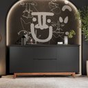 Ver imagem 3 de Buffet 2 Portas Flow Preto