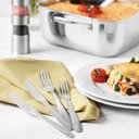 Ver imagem 4 de Faqueiro Tramontina Laguna em Aço Inox 16pçs Jogo de Talheres Facas Garfos Colheres