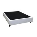 Ver imagem 1 de Cama Base Box Casal Sintético Branco 27x138x188 Rosana Colchões