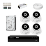 KIT 4 Câmeras de segurança Intelbras VHD 3120 D G6 + DVR Intelbras 4 Canais HD + HD (Disco Rígido) + - 1