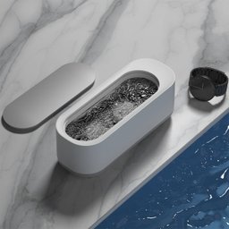 Limpador Ultrassonico de Oculos Pincel de Maquiagem Joias Portatil Multiuso Alta Frequencia Limpeza - 10