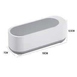 Limpador Ultrassonico de Oculos Pincel de Maquiagem Joias Portatil Multiuso Alta Frequencia Limpeza - 7