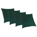 Ver imagem 1 de Kit 4 Capas Almofadas Luxo 50x50 Santorini com Ziper Verde