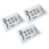 Kit 03 Organizador Divisor de Talheres para Gaveta M04 Bandeja 57,2x44 Cm Separador Branco - Inoviza - 6