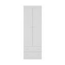 Ver imagem 3 de Guarda-roupa Infantil 62cm 2 Portas e 2 Gavetas Encanto Multimóveis Mp4446 Branco Branco