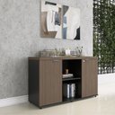 Ver imagem 1 de Armário para Escritório com 2 Portas com Chave 121.5cm PE40 Branco