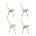 Ver imagem 2 de Kit 4 Cadeiras Leda Saarinen Design Nude