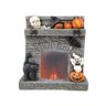 Enfeite Lareira Decorativa C/led Aboboras C/1 Un Halloween - 1