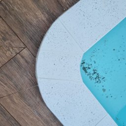 Borda Atérmica de piscina  boleada Malibu 50x15x1,5cm Fendi Areia de Quartzo - 3
